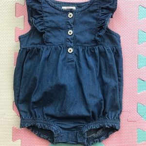 5/$25 🌟🌟Baby Girl Romper denim🌟🌟
